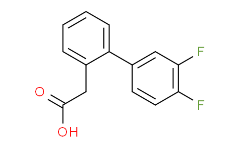 CAS No. 886363-33-3, 2-(3',4'-Difluoro-[1,1'-biphenyl]-2-yl)acetic acid