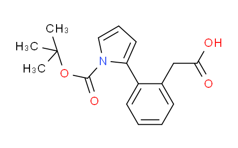 CAS No. 669714-00-5, 2-[2-[1-[(2-methylpropan-2-yl)oxycarbonyl]pyrrol-2-yl]phenyl]acetic Acid
