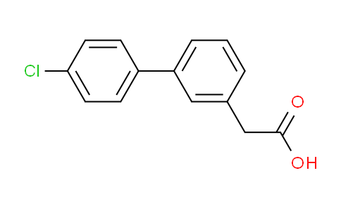 CAS No. 75852-50-5, 2-[3-(4-chlorophenyl)phenyl]acetic acid