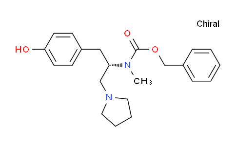 CAS No. 675602-71-8, (S)-Benzyl (1-(4-hydroxyphenyl)-3-(pyrrolidin-1-yl)propan-2-yl)(methyl)carbamate