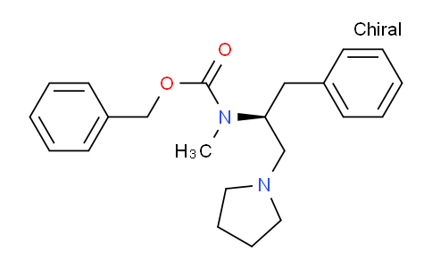 CAS No. 675602-74-1, (S)-Benzyl methyl(1-phenyl-3-(pyrrolidin-1-yl)propan-2-yl)carbamate