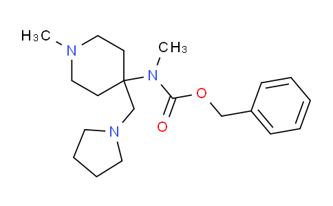 CAS No. 672310-27-9, Methyl-(1-methyl-4-pyrrolidin-1-ylmethyl-piperidin-4-yl)-carbamic acid benzyl ester