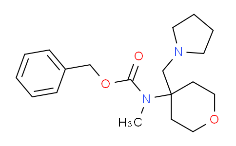 CAS No. 886363-06-0, Benzyl methyl(4-(pyrrolidin-1-ylmethyl)tetrahydro-2H-pyran-4-yl)carbamate