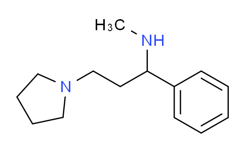 CAS No. 672310-28-0, Methyl-(1-phenyl-3-pyrrolidin-1-yl-propyl)-amine