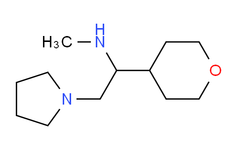 CAS No. 885951-13-3, N-Methyl-2-(pyrrolidin-1-yl)-1-(tetrahydro-2H-pyran-4-yl)ethanamine