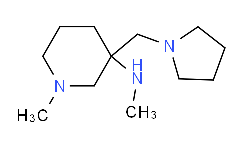 CAS No. 885951-11-1, Methyl-(1-methyl-3-pyrrolidin-1-ylmethyl-piperidin-3-yl)-amine