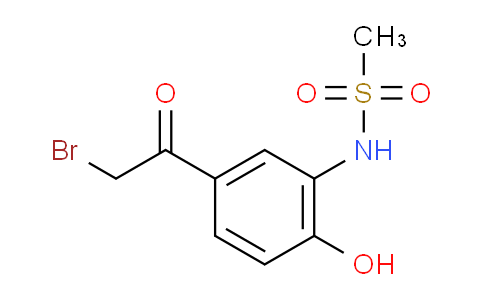 CAS No. 14347-24-1, N-[5-(2-Bromo-acetyl)-2-hydroxy-phenyl]-methanesulfonamide