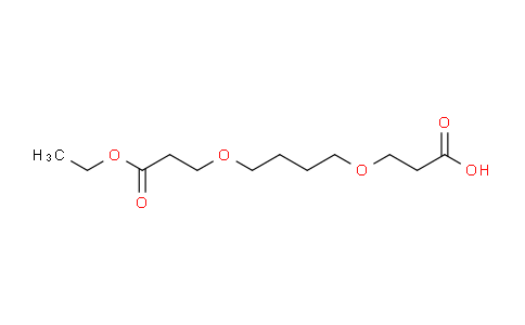 CAS No. 886362-91-0, 3-(4-(3-Ethoxy-3-oxopropoxy)butoxy)propanoic acid