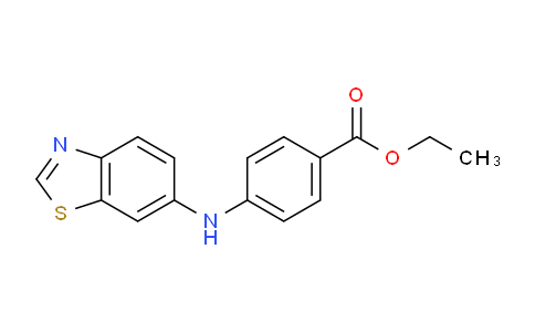 CAS No. 458550-54-4, Ethyl 4-(benzo[d]thiazol-6-ylamino)benzoate