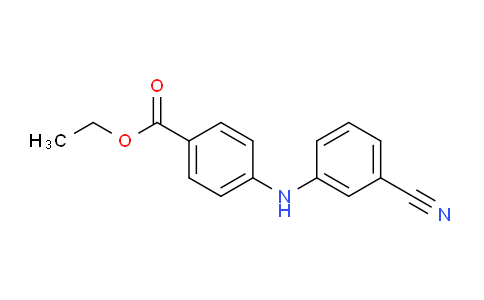 CAS No. 458550-46-4, N-(4-Carbethoxyphenyl)-N-(3-cyanophenyl)amine