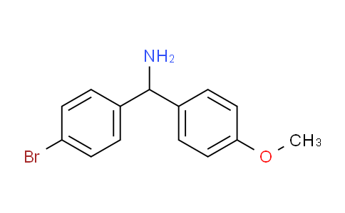 CAS No. 886362-84-1, 1-(4-Bromophenyl)-1-(4-methoxyphenyl)methylamine