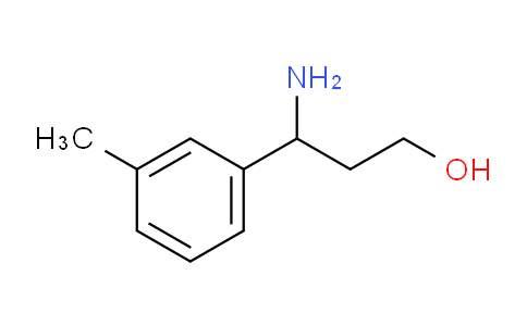 CAS No. 68208-22-0, 3-Amino-3-(3-methylphenyl)propan-1-ol