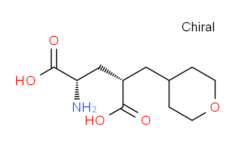 CAS No. 1217649-24-5, (2S,4S)-2-Amino-4-((tetrahydro-2H-pyran-4-yl)methyl)pentanedioic acid