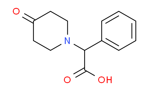 CAS No. 886363-69-5, (4-Oxo-piperidin-1-yl)-phenyl-aceticacid