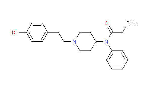 CAS No. 76107-53-4, N-{1-[2-(4-Hydroxy-phenyl)-ethyl]-piperidin-4-yl}-N-phenyl-propionamide