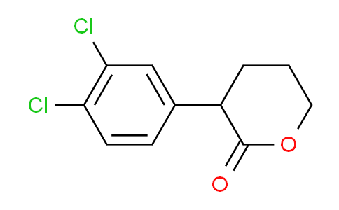 CAS No. 886363-68-4, 3-(3,4-Dichlorophenyl)tetrahydro-2H-pyran-2-one
