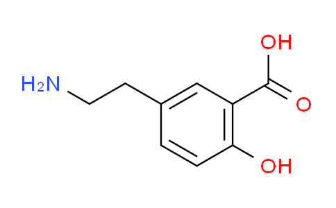 CAS No. 4900-26-9, 5-(2-Amino-ethyl)-2-hydroxy-benzoicacid