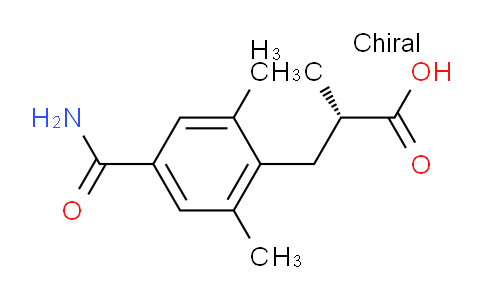CAS No. 1048677-16-2, (S)-3-(4-Carbamoyl-2,6-dimethyl-phenyl)-2-methyl-propionicacid