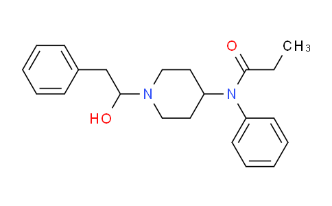 CAS No. 192385-57-2, N-[1-(1-Hydroxy-2-phenyl-ethyl)-piperidin-4-yl]-N-phenyl-propionamide