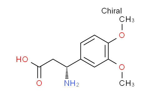 CAS No. 713513-03-2, (R)-3-Amino-3-(3,4-dimethoxy-phenyl)-propionic acid
