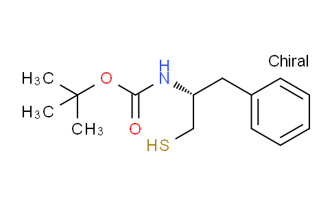 CAS No. 1217604-63-1, (R)-tert-Butyl (1-mercapto-3-phenylpropan-2-yl)carbamate