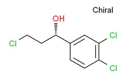 CAS No. 1217719-76-0, (S)-3-Chloro-1-(3,4-dichloro-phenyl)-propan-1-ol