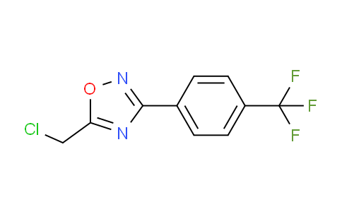 CAS No. 435303-34-7, 5-Chloromethyl-3-(4-trifluoromethyl-phenyl)-[1,2,4]oxadiazole