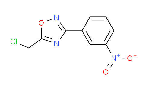 CAS No. 6595-78-4, 5-(Chloromethyl)-3-(3-nitrophenyl)-1,2,4-oxadiazole
