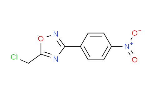 CAS No. 57611-19-5, 5-Chloromethyl-3-(4-nitro-phenyl)-[1,2,4]oxadiazole