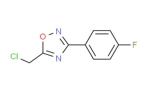 CAS No. 721428-34-8, 5-(Chloromethyl)-3-(4-fluorophenyl)-1,2,4-oxadiazole