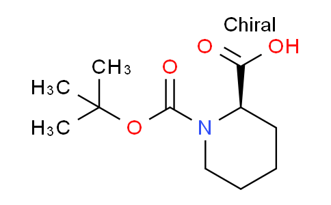 CAS No. 118552-55-9, (R)-N-Boc-2-piperidinecarboxylic acid