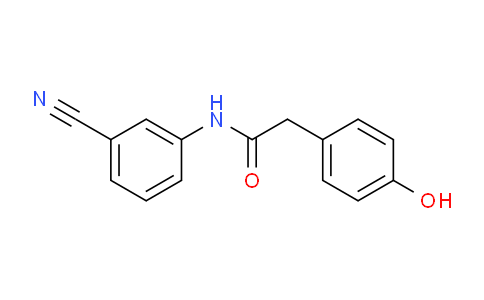 CAS No. 886362-51-2, N-(3-Cyano-phenyl)-2-(4-hydroxy-phenyl)-acetamide