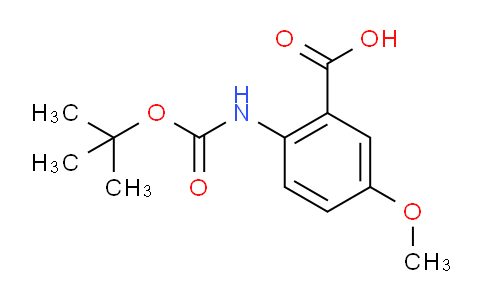 CAS No. 262614-64-2, 2-N-Boc-Amino-5-methoxybenzoic acid