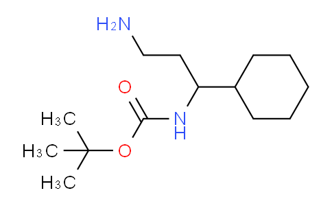 CAS No. 889945-00-0, 3-N-Boc-amino-3-cyclohexylpropylamine