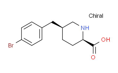 CAS No. 1221793-32-3, (5S)-5-(4-Bromo-benzyl)-D-pipecolinic acid