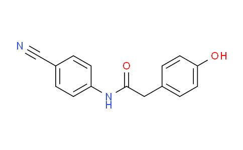 CAS No. 886362-48-7, N-(4-Cyanophenyl)-2-(4-hydroxyphenyl)acetamide