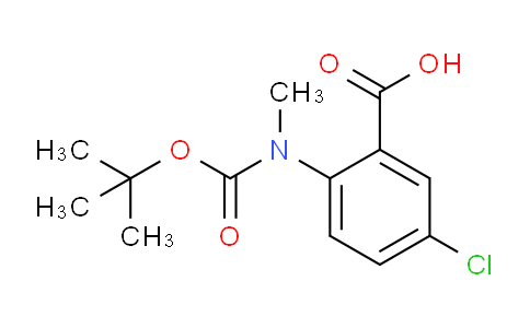 CAS No. 886362-04-5, N-Boc-N-methyl-5-chloroanthranilicacid