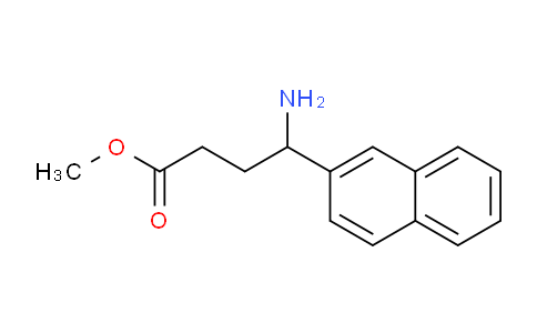 CAS No. 813412-39-4, 2-Naphthalenebutanoic acid, .gamma.-amino-, methyl ester