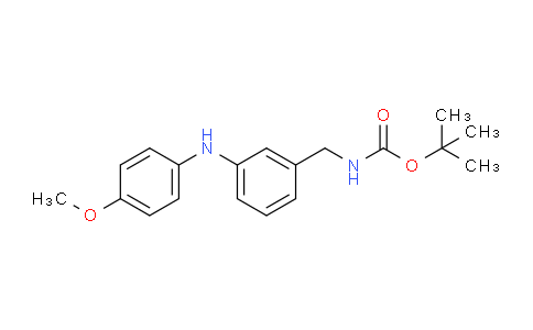 CAS No. 886362-41-0, tert-Butyl 3-((4-methoxyphenyl)amino)benzylcarbamate