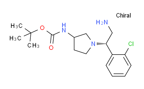 MC788471 | 1233498-40-2 | (S)-3-N-Boc-Amino-1-[2-amino-1-(2-chloro-phenyl)-ethyl]-pyrrolidine