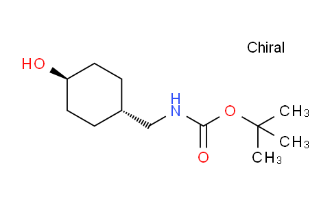 CAS No. 1021919-45-8, tert-Butyl ((trans-4-hydroxycyclohexyl)methyl)carbamate