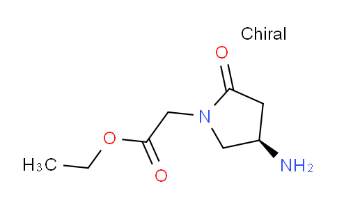CAS No. 1217715-77-9, ethyl 2-[(4R)-4-amino-2-oxopyrrolidin-1-yl]acetate