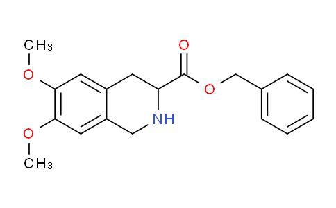 CAS No. 82586-59-2, Benzyl 6,7-dimethoxy-1,2,3,4-tetrahydroisoquinoline-3-carboxylate