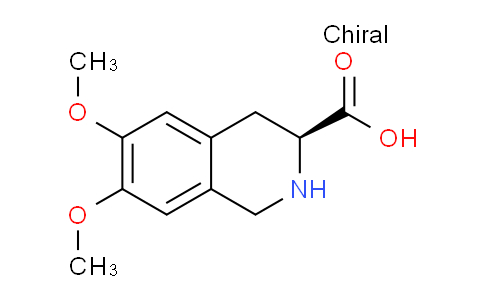 CAS No. 905847-63-4, (S)-1,2,3,4-Tetrahydro-6,7-dimethoxyisoquinoline-3-carboxylicacid