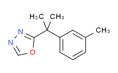 CAS No. 1026444-42-7, 2-(2-m-tolylpropan-2-yl)-1,3,4-oxadiazole