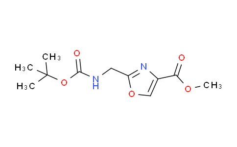 CAS No. 182120-89-4, Methyl 2-((tert-butoxycarbonylamino)methyl)oxazole-4-carboxylate