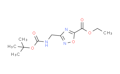 CAS No. 612511-76-9, Ethyl 3-((tert-butoxycarbonylamino)methyl)-1,2,4-oxadiazole-5-carboxylate