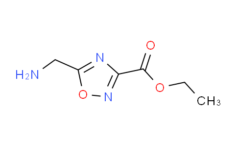 CAS No. 736926-14-0, Ethyl 5-(aminomethyl)-1,2,4-oxadiazole-3-carboxylate