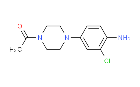 CAS No. 101970-41-6, 4-(4-Acetyl-piperazin-1-yl)-2-chloroaniline