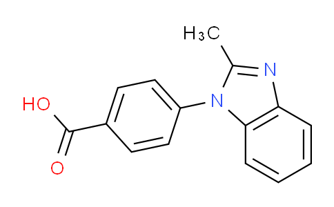 CAS No. 1021144-32-0, 4-(2-methyl-1H-benzo[d]imidazol-1-yl)benzoicacid